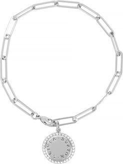 Silver-tone chain bracelet