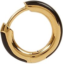 Kate gold-plated hoop earring