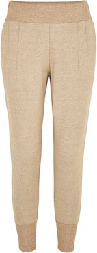 Amberley sand stretch-cotton sweatpants