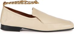 Nick cream leather loafers