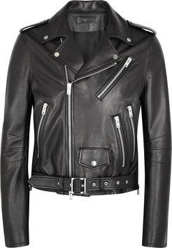 Perfecto black leather biker jacket