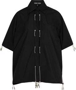 Black shell shirt