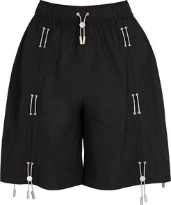 Black shell shorts