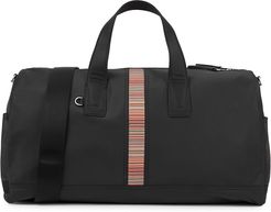 Black nylon holdall