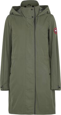 Belcarra army green shell jacket