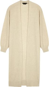 Rosina cream cashmere-blend cardigan