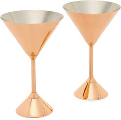 Plum Martini Glasses Set