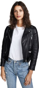 Leather Mock Jacket