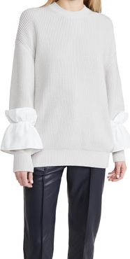 Ruffle Cuff Sweater