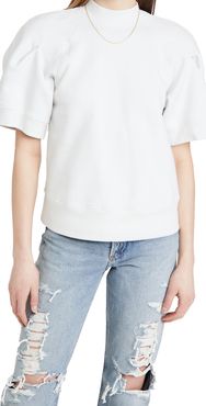 The Round Shoulder Half Sleeve Box Sweatshirt