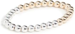 Two Tone 6mm Bracelet