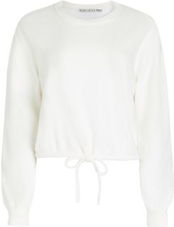 Bernetta Crop Pullover with Drawstring