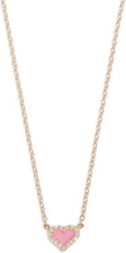 14k Diamond Heart Necklace