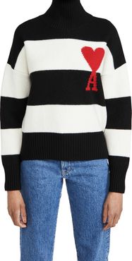 Ami Striped Pullover