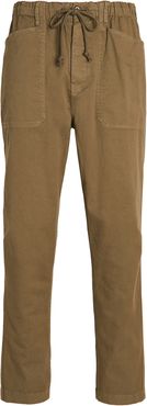 Pull-On Button Fly Pants