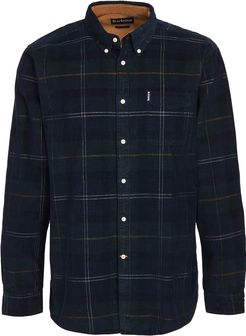 Tartan Corduroy Long Sleeve Shirt