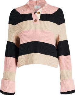 Stripe Chunky Oversized Knit