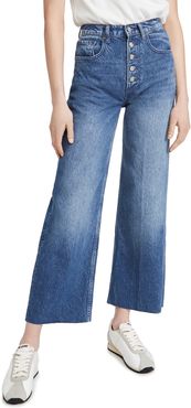 The Charley High Rise Rigid Wide Leg Jeans