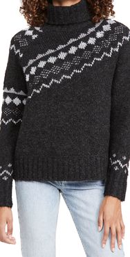 Grammer Diagonal Fair Isle Turtleneck