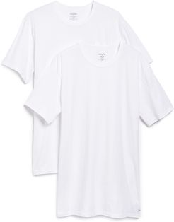 2 Pack Cotton Stretch Crew Neck Tee