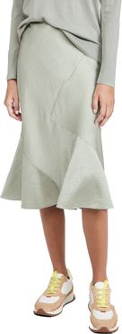 Seamed Slip Skirt