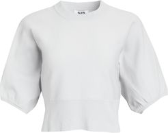 525 Balloon Sleeve Crew Neck Sweater