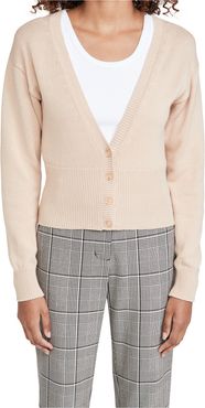 525 Cotton High Rib Cardigan