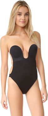 U Plunge Backless Strapless Bodysuit