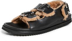 Piper Shearling Sandals