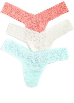 Low Rise Thong 3 Pack