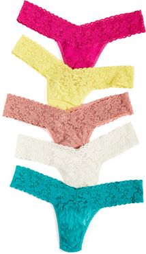 Low Rise Thong 5 Pack