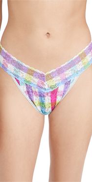 Cheery Check Original Rise Thong