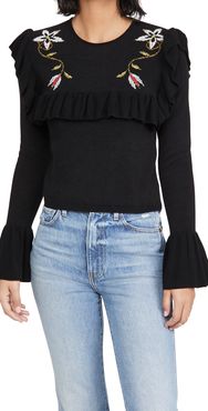 Frills Crop sweater