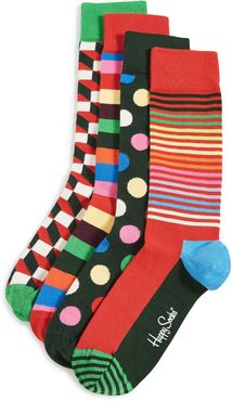 Classic Holiday Socks Gift Set Socks