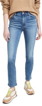 Teagan High Rise Straight Jeans