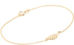 18k Gold Mini Leaf Bracelet