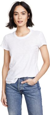 Sheer Slub Crew Neck Tee