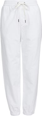 Crinkled Poplin Pants