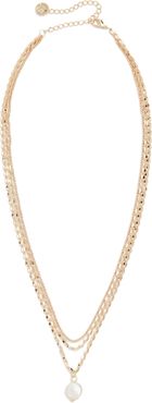 Layered Freshwater Pearl Mop Necklace