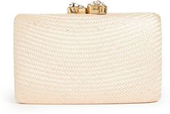 Jen Clutch with White Stones