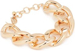 9.5 Gold Large Links Chain Bracelet"