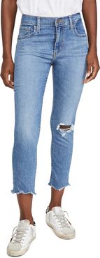 724 High Rise Straight Crop Jeans