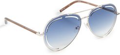 x Matthew Williamson Foxglove Sunglasses