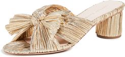 Emilia Pleated Knot Mules