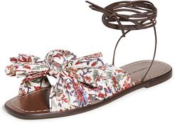 Peony Wrap Sandals