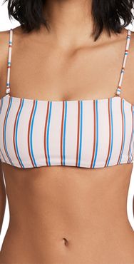 Second Wave Spaghetti Strap Bandeau Bikini Top