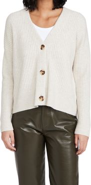 Secret Santa Cropped V Neck Cardigan