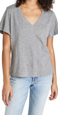 Whisper Cotton V Neck Tee