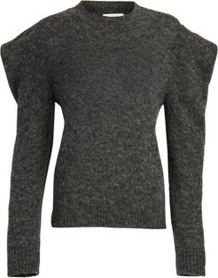 Vicki Bold Shoulder Alpaca Sweater