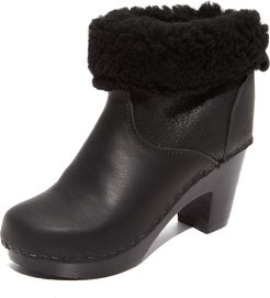 Pull On Shearling Booties
